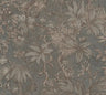 Sepia Memories -  Jungle Wallpaper - Grey Metallic