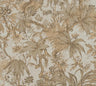 Sepia Memories -  Jungle Wallpaper - Beige Metallic