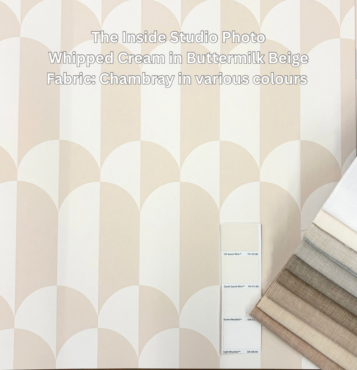 Whipped Cream Wallpaper - Buttermilk Beige