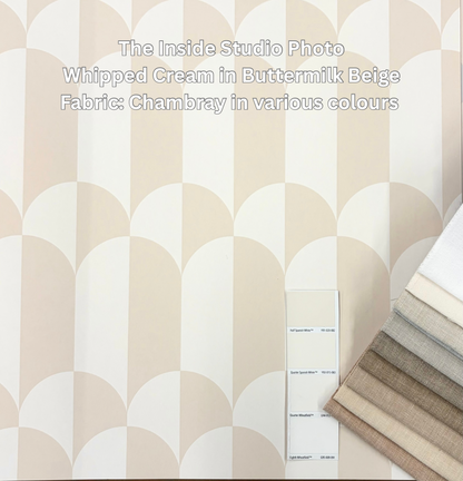 Whipped Cream Wallpaper - Buttermilk Beige