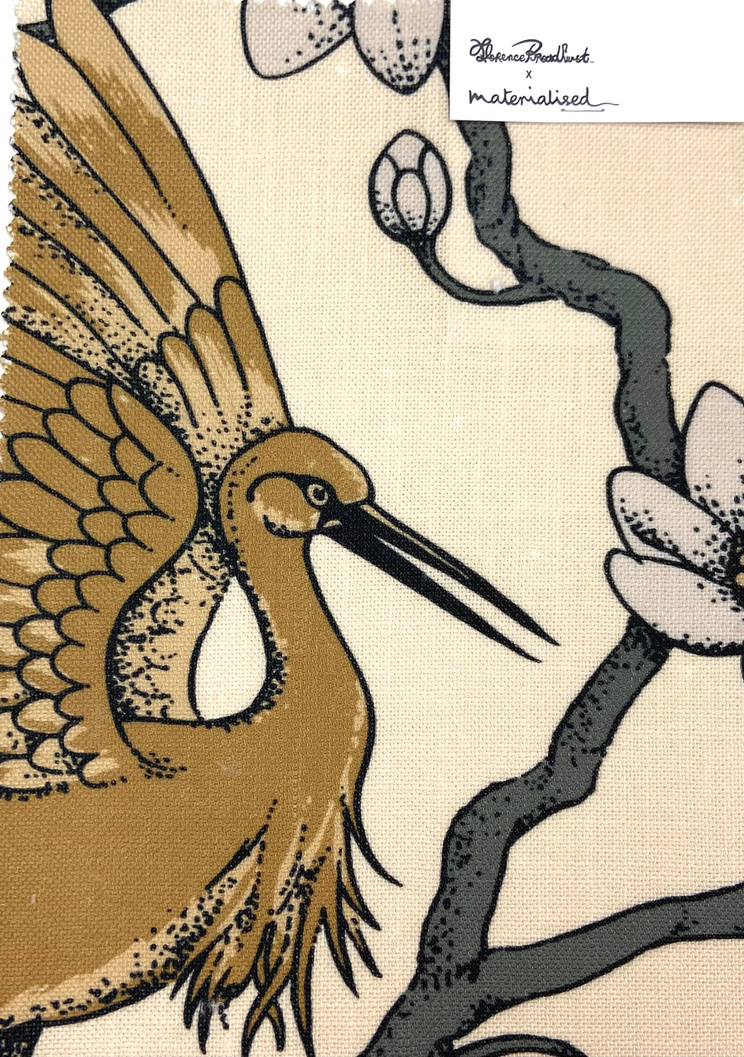 Egrets Florence Broadhurst Fabric - 12 Colours