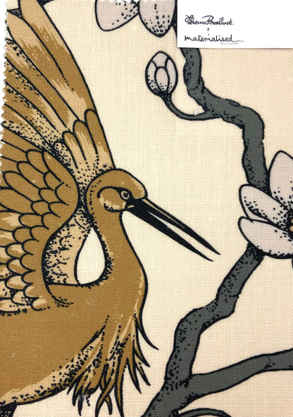 Egrets Florence Broadhurst Fabric - 12 Colours