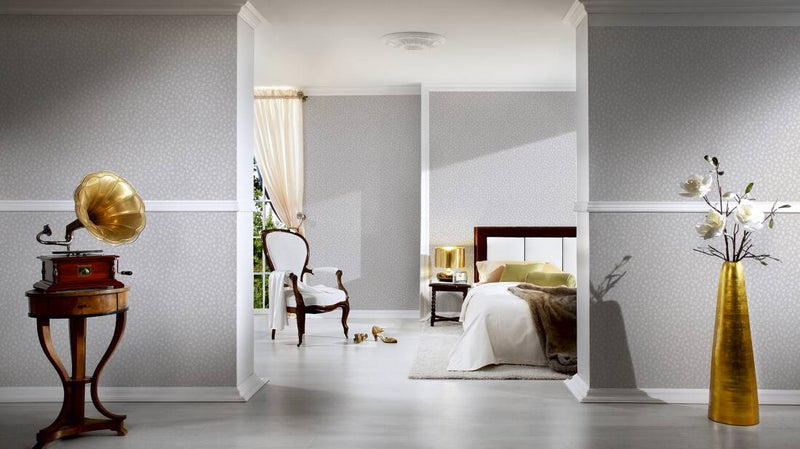 Leopard - Karl Lagerfeld Wallpaper - Grey