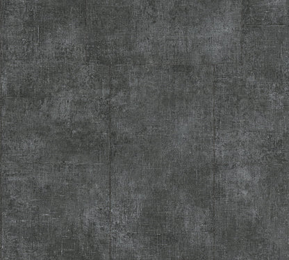 Rustic Industrial Vinyl Wallpaper - Black Charcoal - 60 Rolls Due October