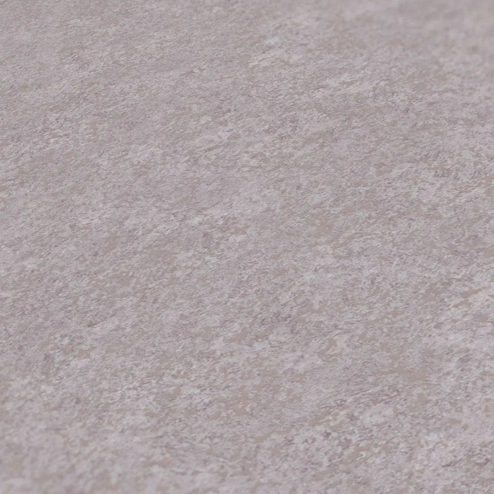 Soft Plain Plaster Wallpaper - Grey