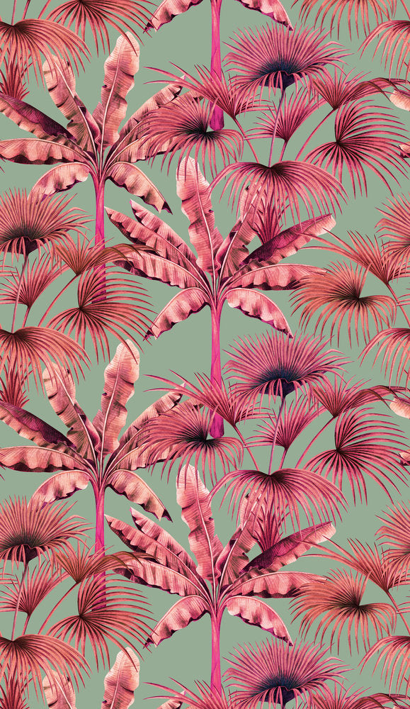 Miami Trees - Hybrid Wallpaper Mural