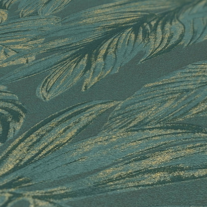 Jade Leaf Wallpaper - Green