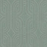 French Affair Wallpaper - Green Metallic