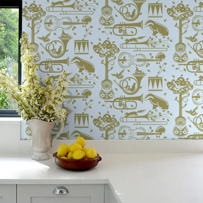 Pet Sounds Wallpaper - Powder Blue
