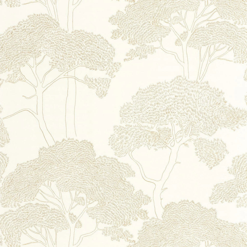 Sample - La Ciotat Wallpaper -  White Gold