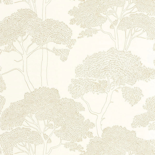 Sample - La Ciotat Wallpaper -  White Gold