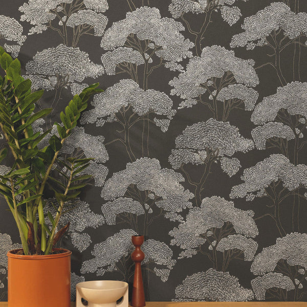 Sample - Ciotat Wallpaper - Black
