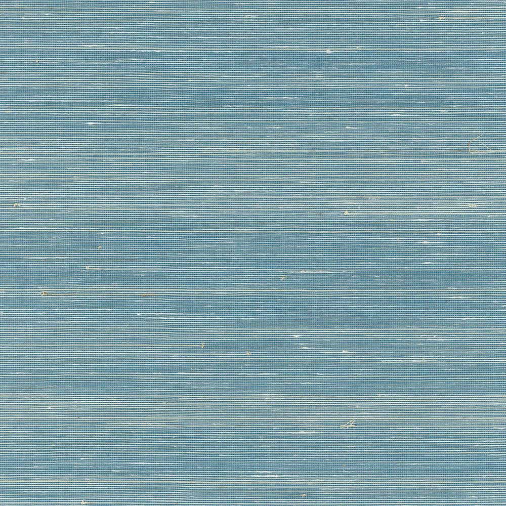Shimmery Grasscloth Wallpaper - Deep Sea
