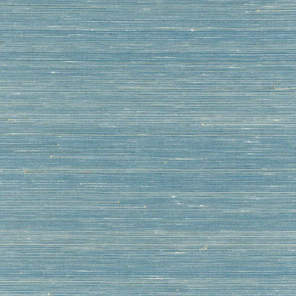 Shimmery Grasscloth Wallpaper - Deep Sea