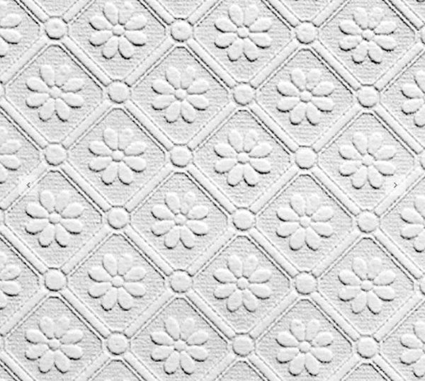 Sample - Amber Daisy - Anaglypta Wallpaper