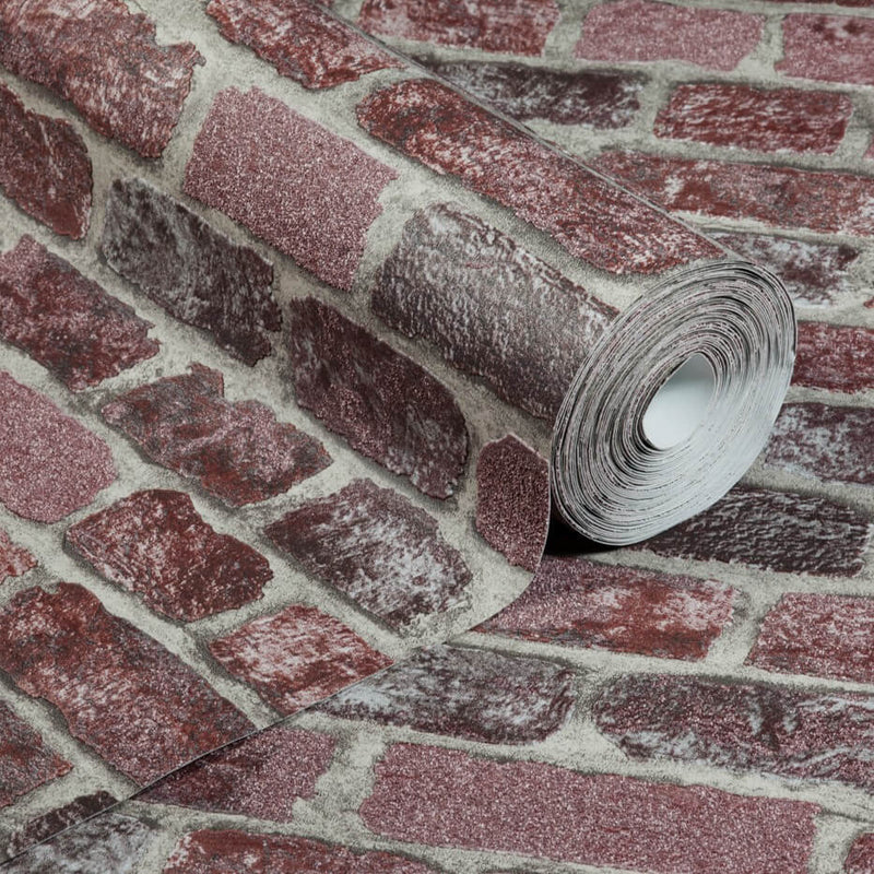 Baker Street Brick Wallpaper - Anaglypta - Red