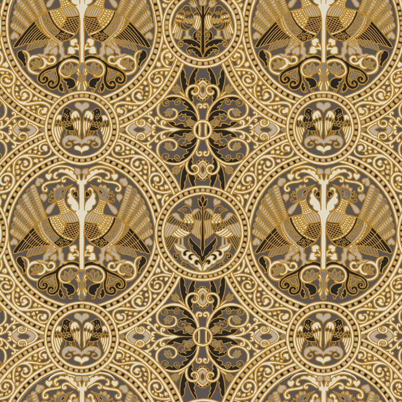 Florence Broadhurst - Arabian Birds - Fabric