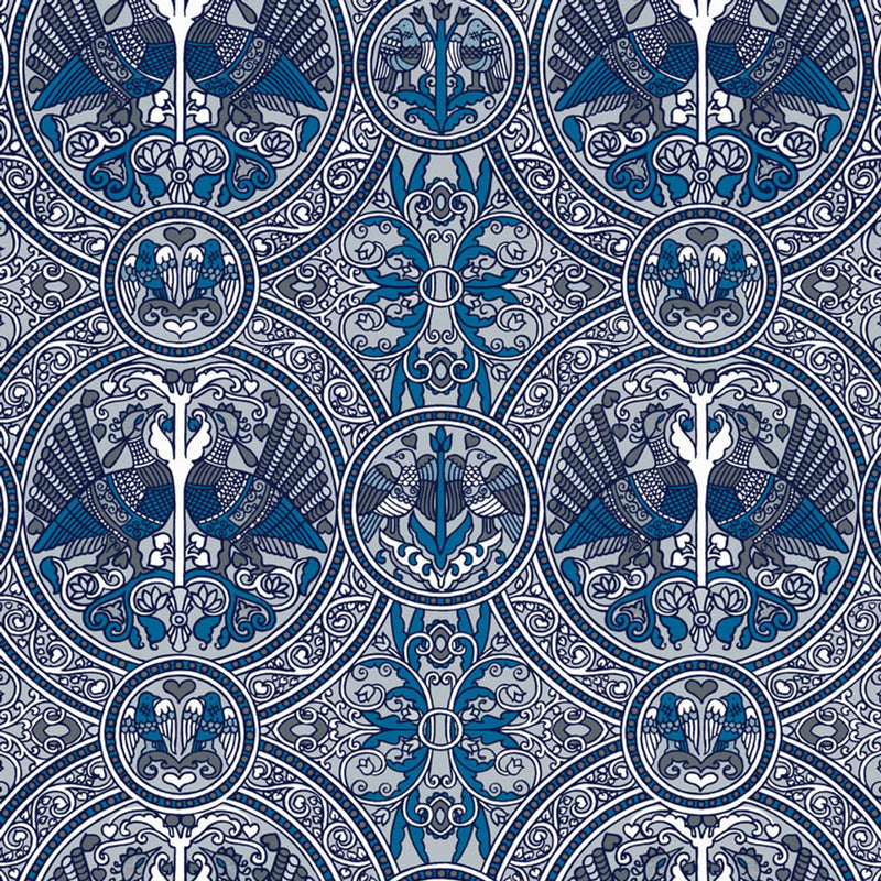 Florence Broadhurst - Arabian Birds - Fabric