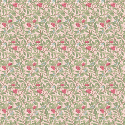 Arbutus by Morris Wallpaper - Cochineal Pink