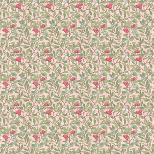 Arbutus by Morris Wallpaper - Cochineal Pink