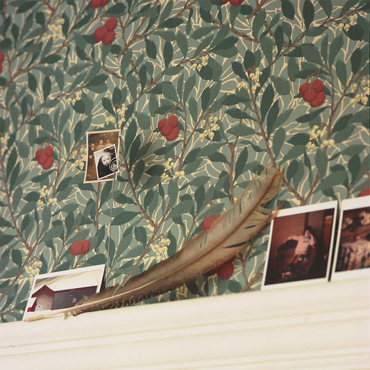 Arbutus by Morris Wallpaper - Blue/Pink