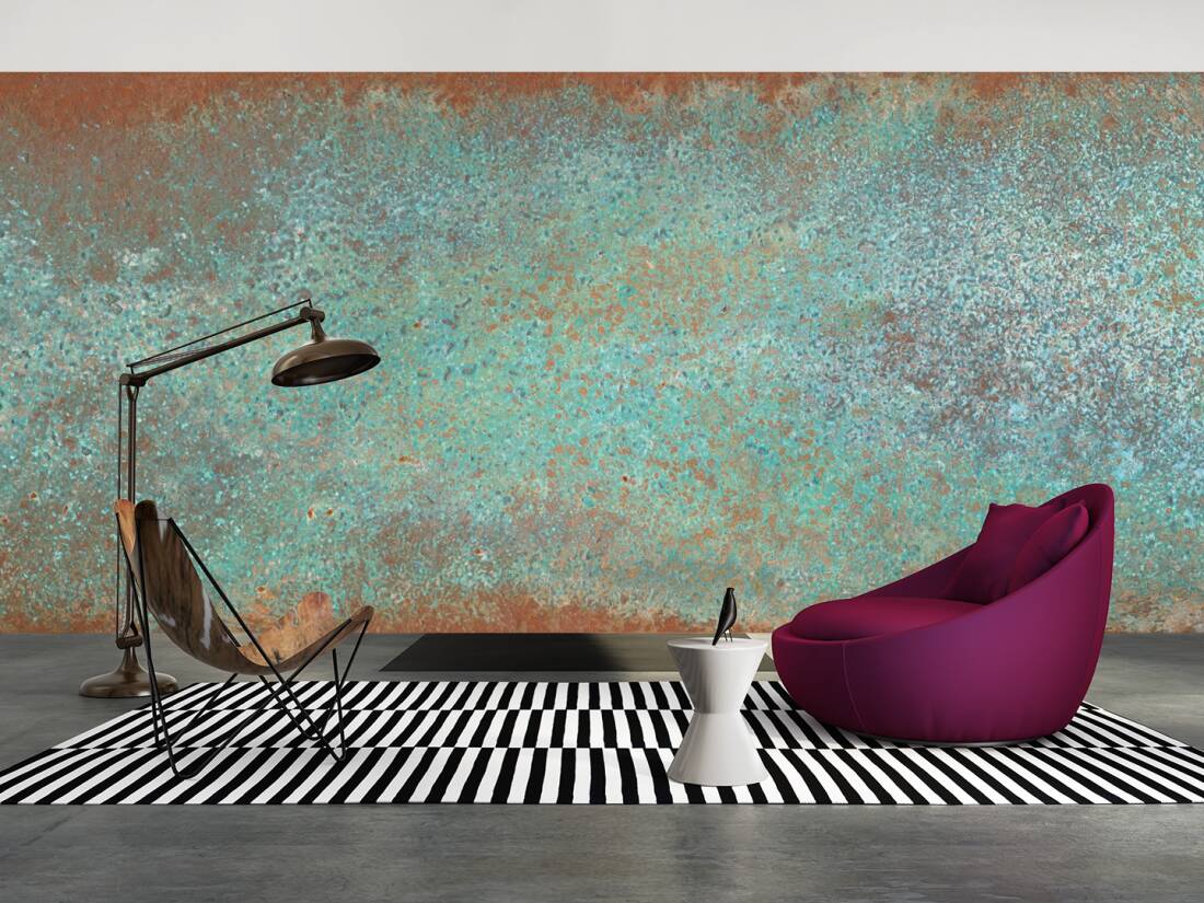 Rustic Iron - Custom Sized Wallpaper Mural (per m2)