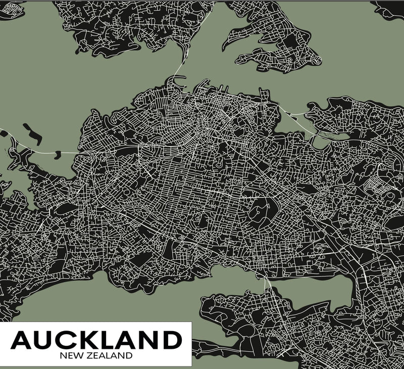 City Map Mural Wallpaper - Many Cities