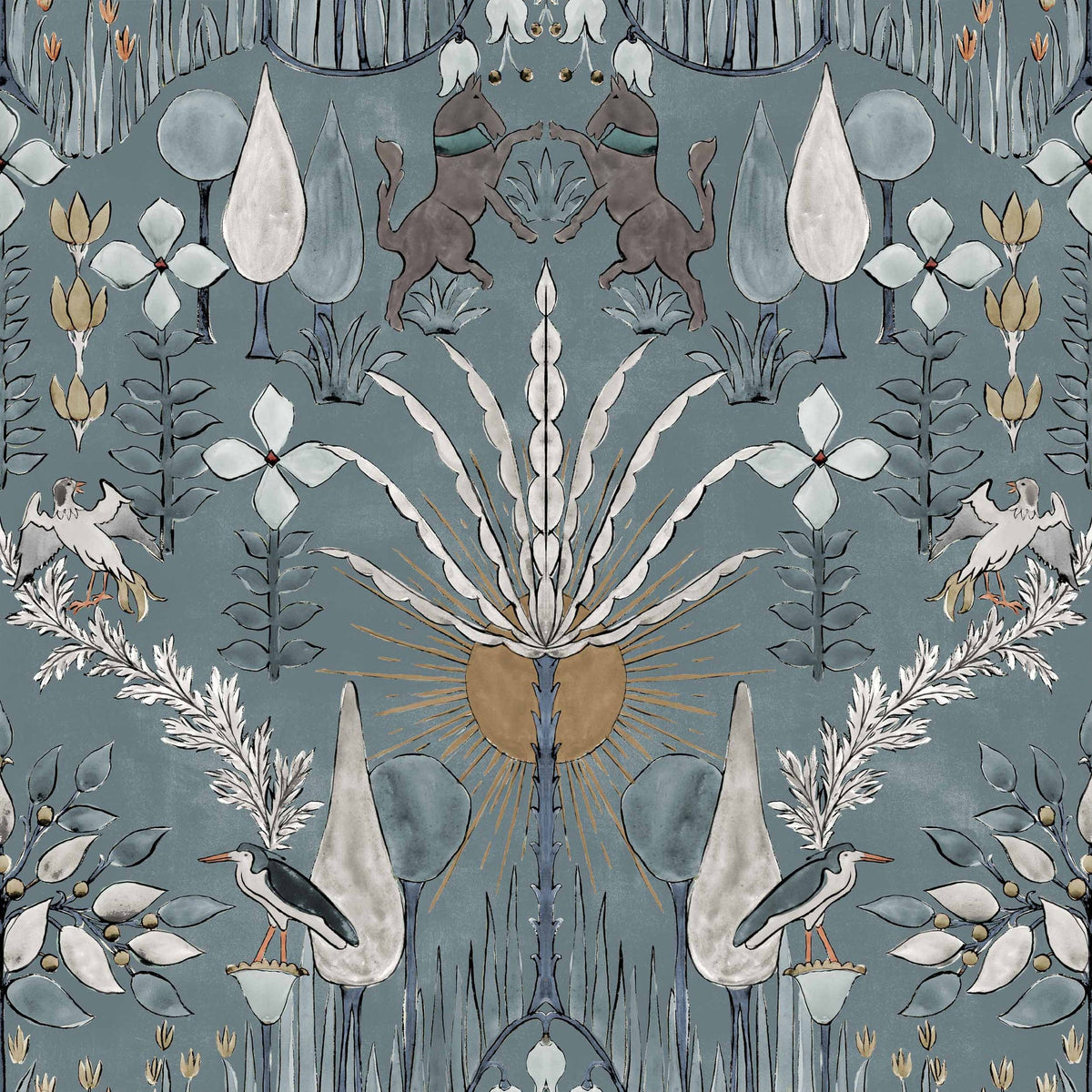 Sample - Oasis  Villa Wallpaper - Sky