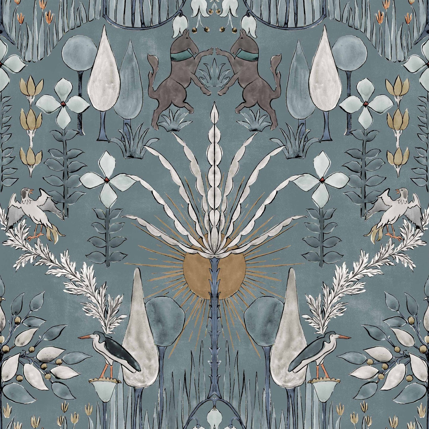 Oasis Villa Wallpaper - Sky