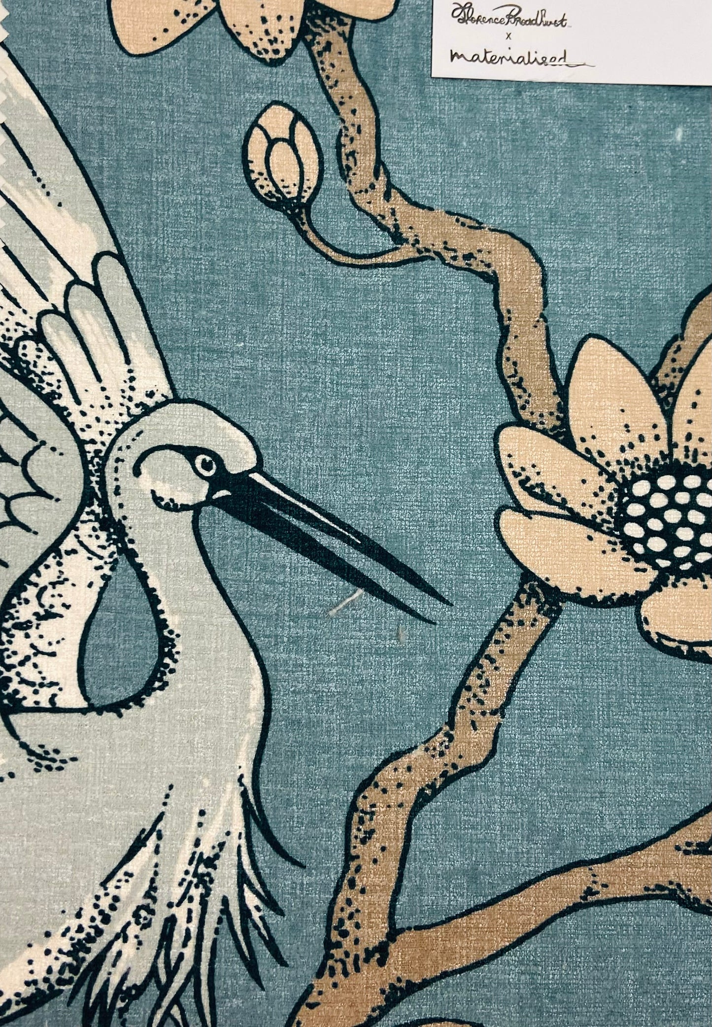 Egrets Florence Broadhurst Fabric - 12 Colours