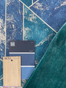 Zarci - Geometric Marble Wallpaper - Navy - Last Roll