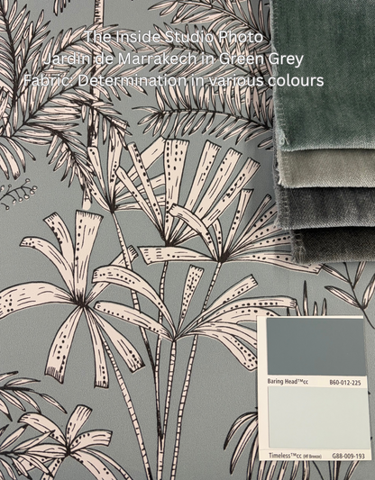 Jardin De Marrakech Vinyl Wallpaper - Green - Discontinuing