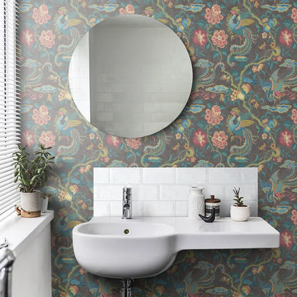 Chifu Chinoiserie Wallpaper - Vintage