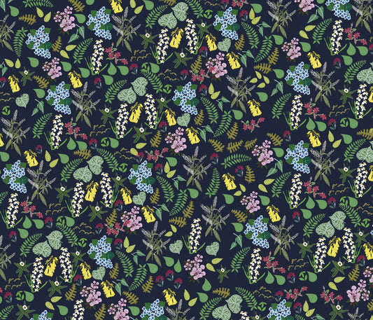 Abel Tasman - Dark Blue - Custom Sized Wallpaper Mural (per m2) (Copy)