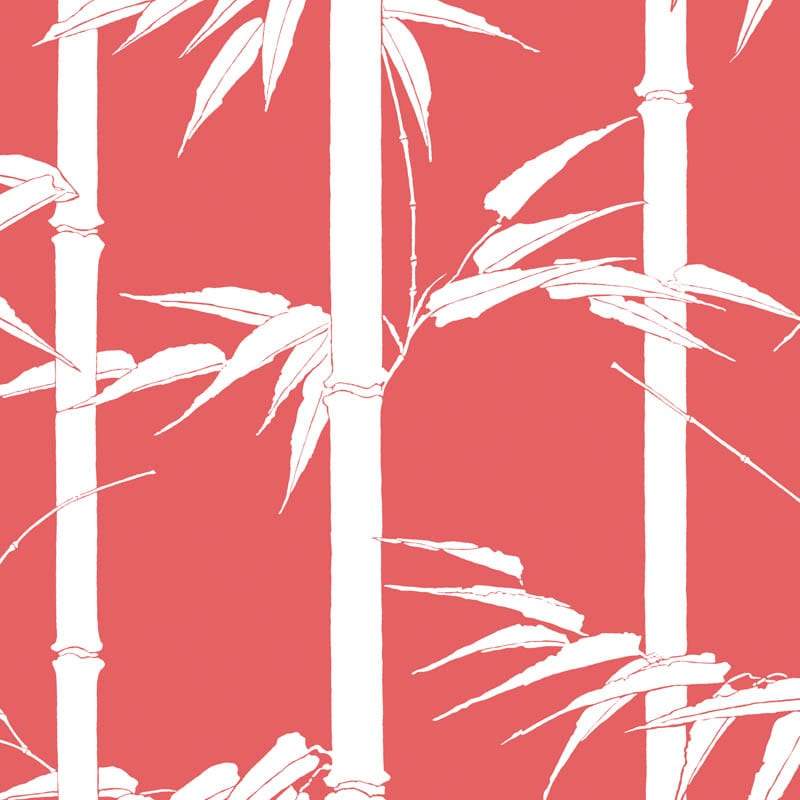 Sample – Bamboo Hawaii Florence Broadhurst Wallpaper - Rosella