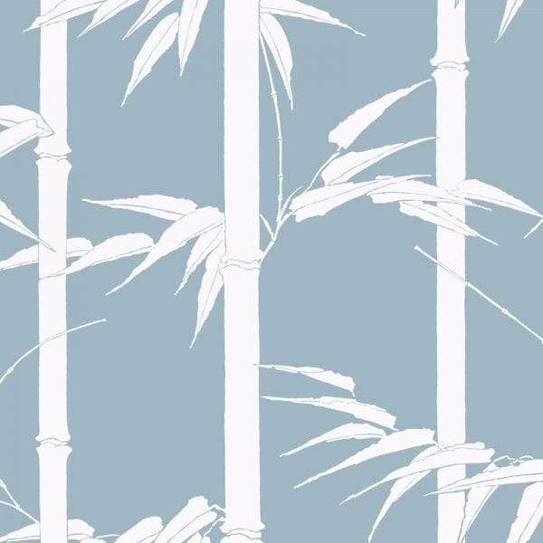 Bamboo Hawaii Florence Broadhurst Wallpaper - Blue Mountains