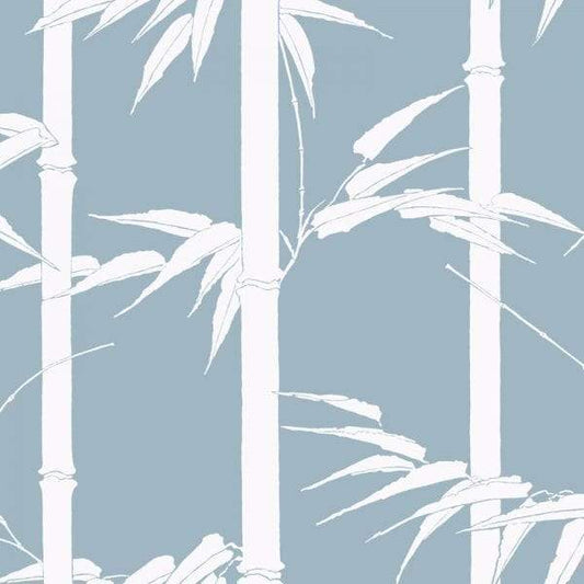 Bamboo Hawaii Florence Broadhurst Wallpaper - Blue Mountains