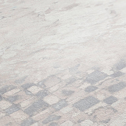 Barcelona Mosaic Wallpaper - Grey