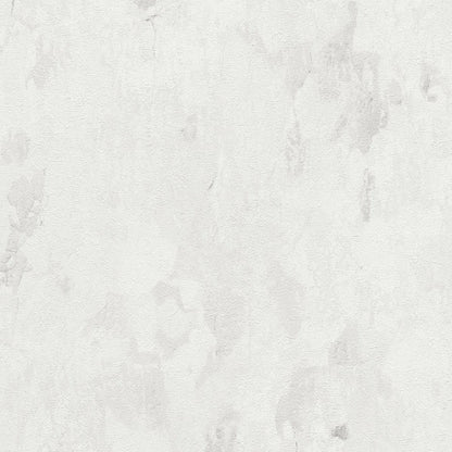 Barcelona Plaster Wallpaper - Grey - White