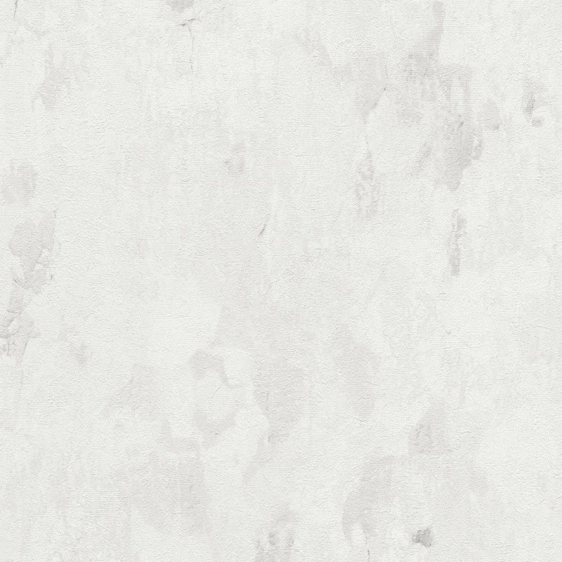 Barcelona Plaster Wallpaper - Grey - White