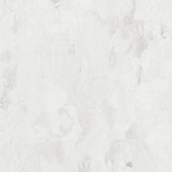 Sample - Barcelona Plaster Wallpaper - Grey - White