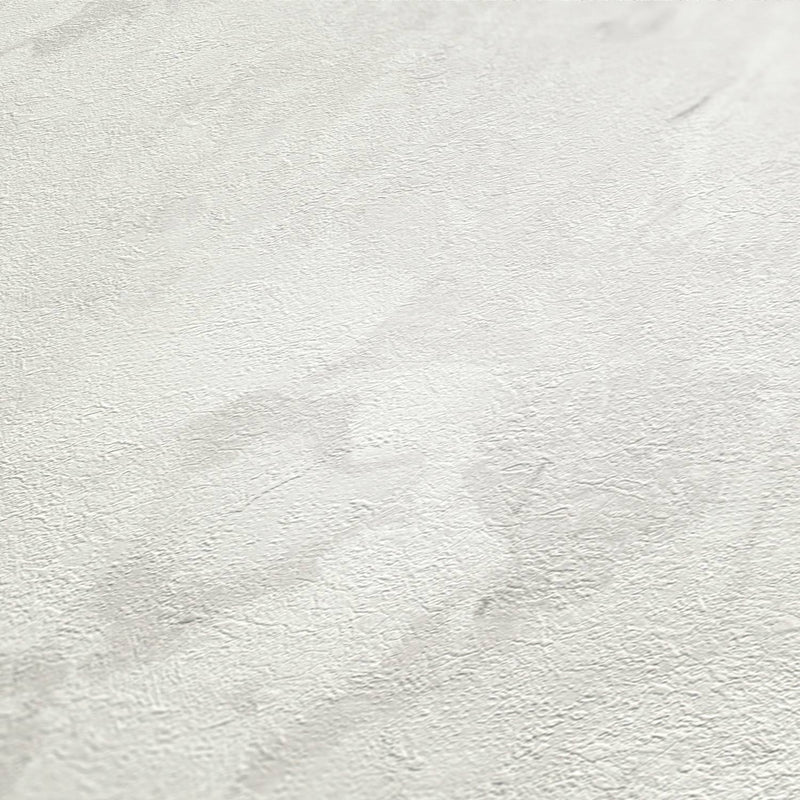 Barcelona Plaster Wallpaper - Grey - White