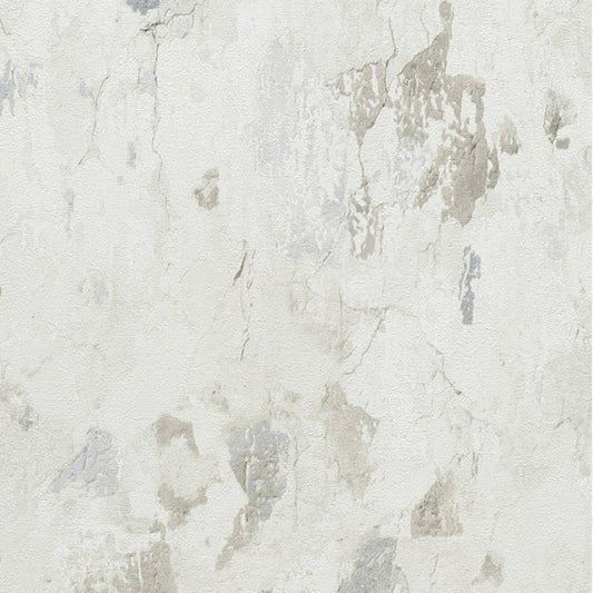 Barcelona Plaster Wallpaper - Cream - Grey