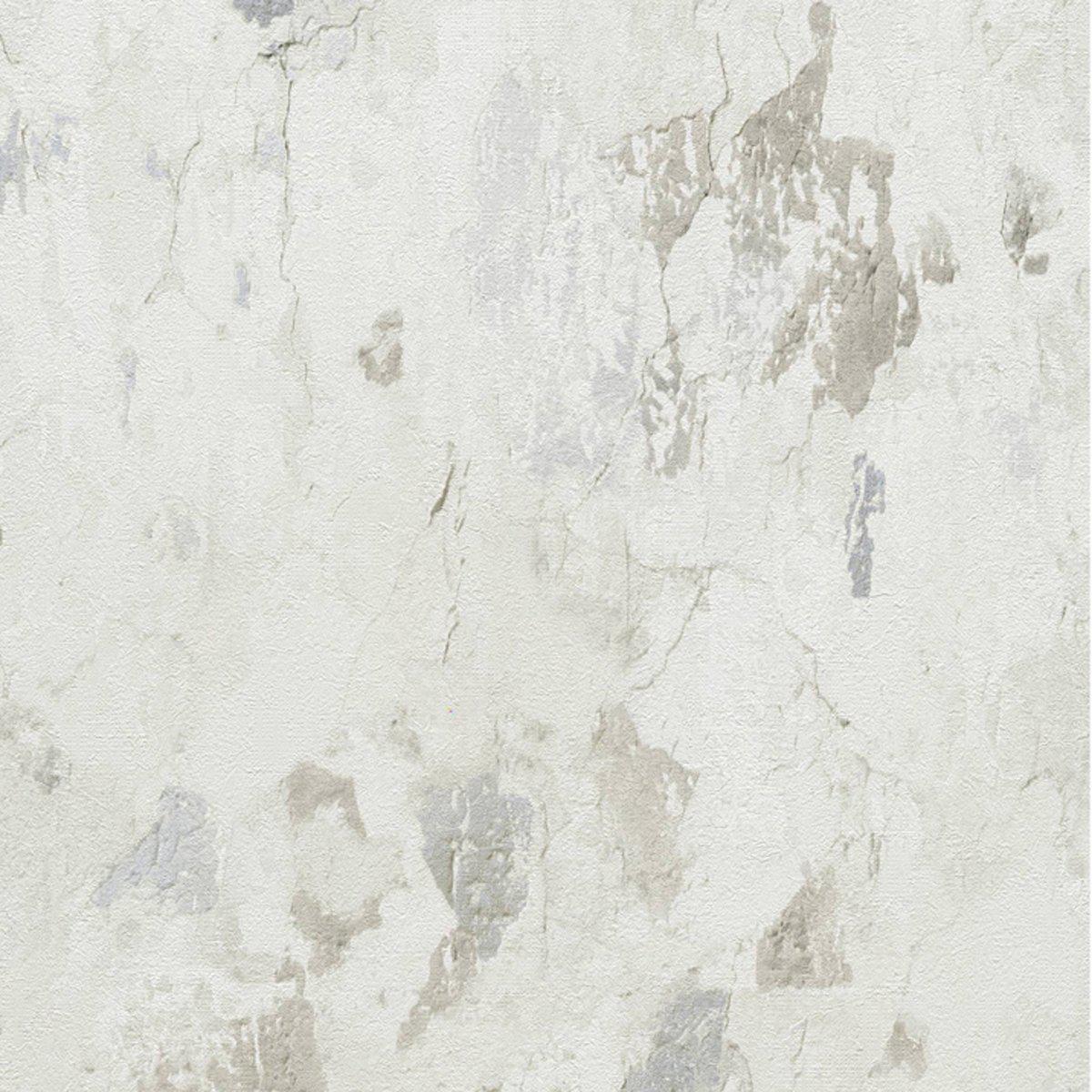 Sample - Barcelona Plaster Wallpaper - Cream - Grey