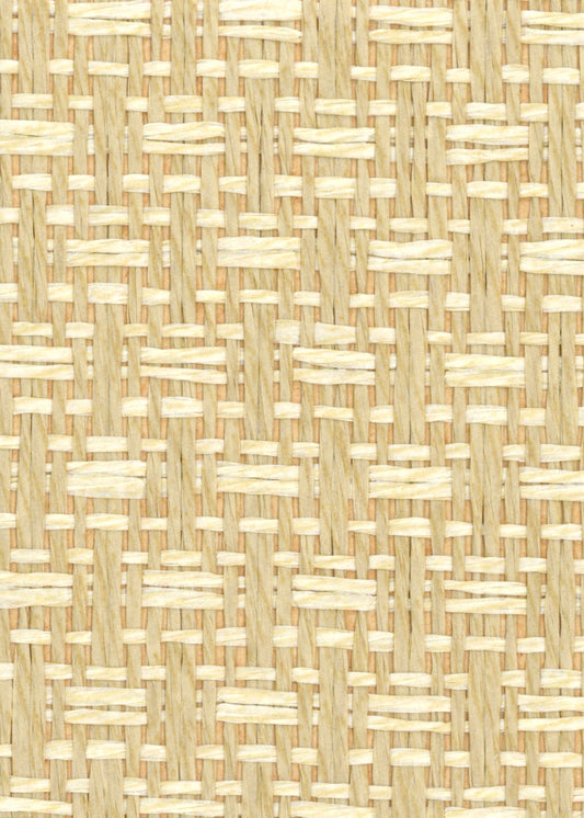 Basket Case - Grasscloth Wallpaper - Buff Up