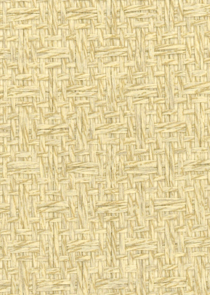 Basket Case - Grasscloth Wallpaper - Fine Wheat