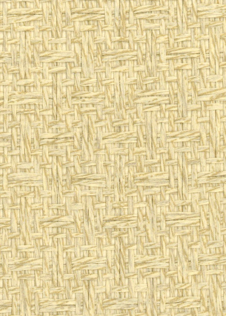 Sample - Basket Case- Grasscloth Wallpaper - Fine Wheat