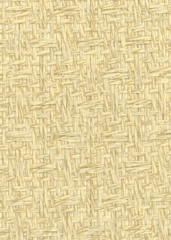 Sample - Basket Case- Grasscloth Wallpaper - Fine Wheat