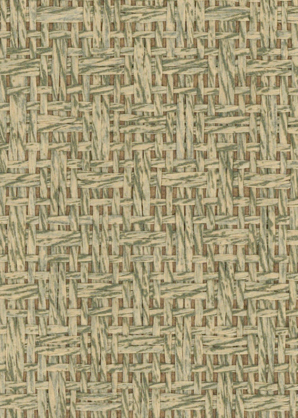 Sample - Basket Case- Grasscloth Wallpaper - Forest Lane
