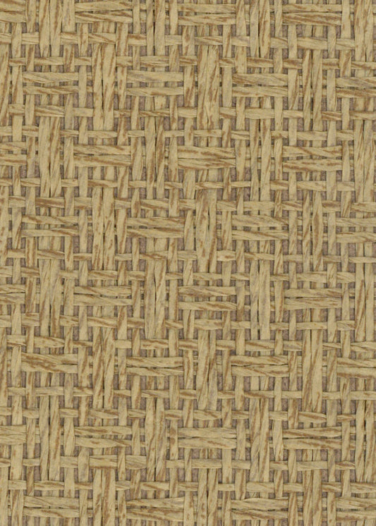 Basket Case - Grasscloth Wallpaper - Latte